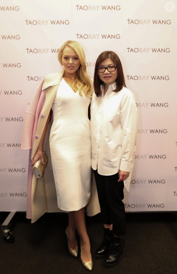 Tiffany Trump et la créatrice chinoise Wang Tao à New York, le 11 février 2017.