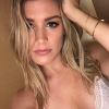Eugenie Bouchard pose en lingerie sur Instagram. Février 2017.