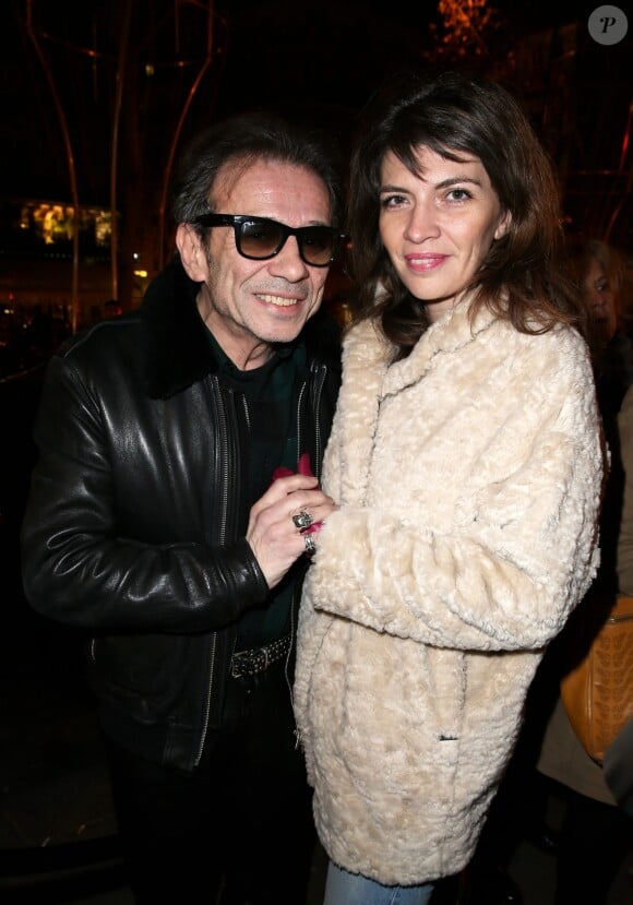 Exclusif - Philippe Manoeuvre et sa femme Candice de la Richardière - Inauguration du Café Pouchkine à Saint-Germain-des-Prés, Paris le 22 janvier 2015.
