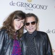 Philippe Manoeuvre et sa femme Candice de la Richardière - Inauguration du Show Room Parisien De Grisogono et lancement de la montre "Crazy Skull" à Paris le 23 octobre 2014.