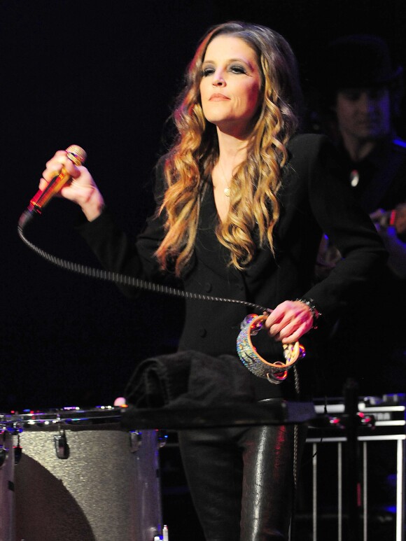Lisa Marie Presley en concert au "City Winery" a Chicago, le 25 octobre 2013