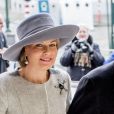 La reine Mathilde de Belgique, König Philippe - Arrivées de la famille royale de Belgique lors de la cérémonie de l'Eucharistie en mémoire des membres défunts de la famille royale à Bruxelles. Le 17 février 2017