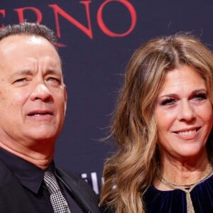Tom Hanks et sa femme Rita Wilson - Première du film "Inferno" à Berlin. Le 10 octobre 2016