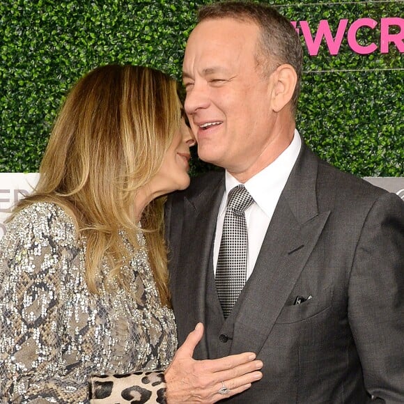 Rita Wilson et Tom Hanks lors d'une soirée caritative organisée au profit de l'organisation Women's Cancer Research Fund à Los Angeles le 16 février 2017