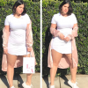 Denise Bidot, mannequin grande taille, assume ses formes et rondeurs - Photo publiée sur Instagram au mois de février 2017