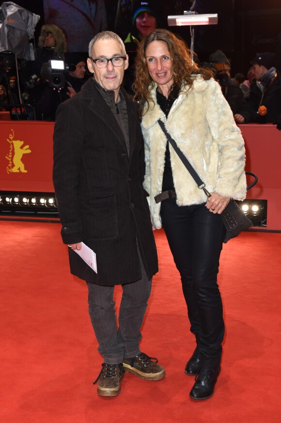 Dani Levy et sa femme Sabine Liedl - Redcarpet de la cérémonie de clôture du 67e festival du film de Berlin le 18 février 2017.