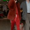 Kendall Jenner arrive à l'aéroport d'Heathrow à Londres, le 18 février 2017. © CPA/Bestimage