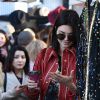 Kendall Jenner visite le Portobello Road Market de Notting Hill à Londres le 18 février 2017.