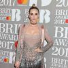 Katy Perry arrivant aux Brit Awards 2017 à Londres, le 22 février 2017.