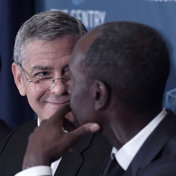 George Clooney et Don Cheadle à Washington DC, le 12 septembre 2016.