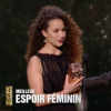 Oulaya Amamra reçoit le César du meilleur espoir féminin pour Divines, le 24 février 2017