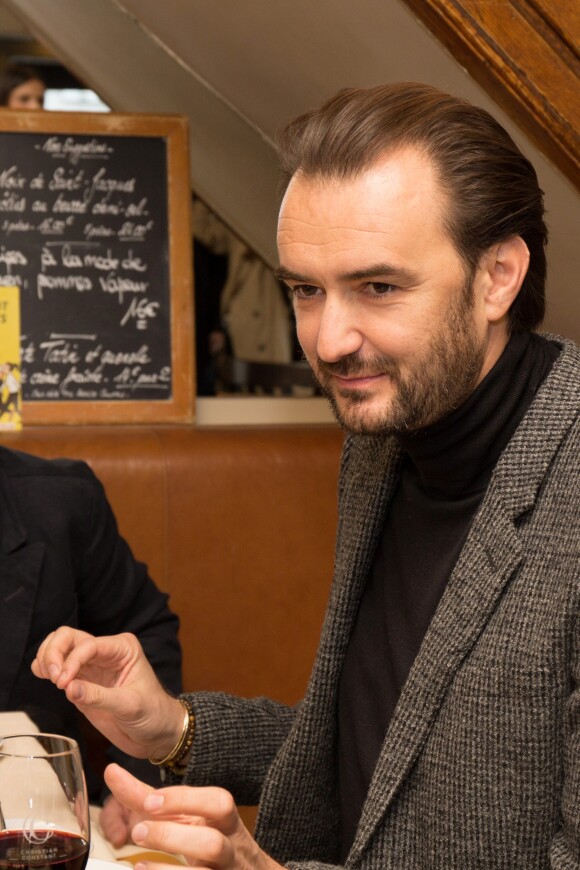Exclusif - Cyril Lignac - Mois des produits Tripiers à Paris dans le restaurant de Christian Constant à Paris le 3 novembre 2015.