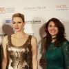 La princesse Charlene de Monaco et Caterina Murino - Photocall de la soirée de gala de L'AMREF Flying Doctors à Monaco le 24 février 2017.