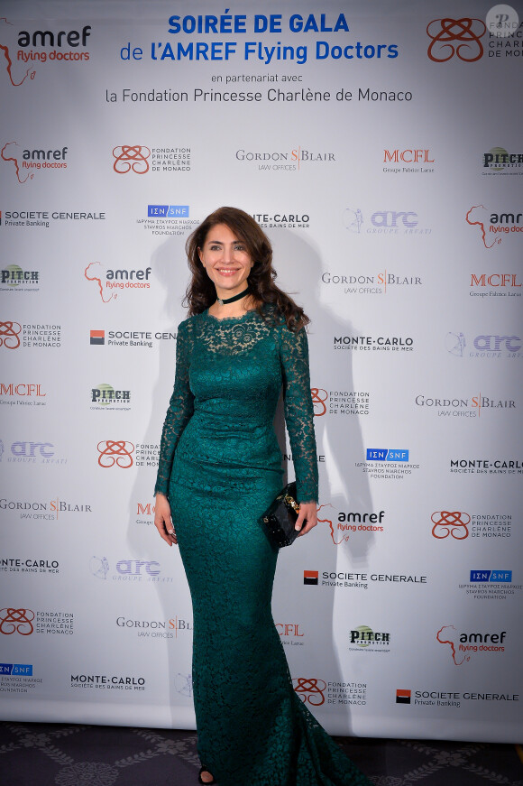 Caterina Murino - Photocall de la soirée de gala de L'AMREF Flying Doctors à Monaco le 24 février 2017.