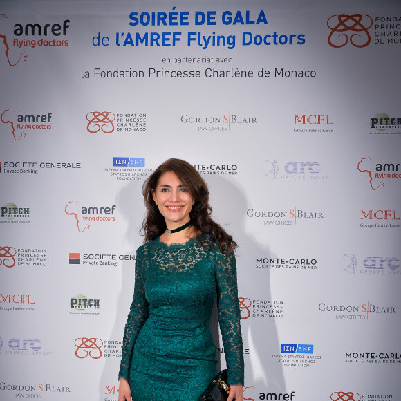Caterina Murino - Photocall de la soirée de gala de L'AMREF Flying Doctors à Monaco le 24 février 2017.