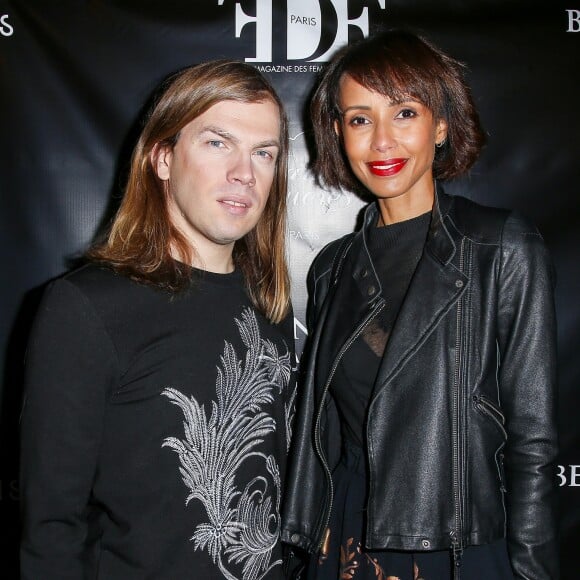 Semi-exclusif - Christophe Guillarmé, Sonia Rolland lors de la soirée de lancement du numéro 1 de FDF Paris Magazine à l'hôtel particulier Christian Dior à Paris, France, le 21 février 2017. Le premier numéro de FDF Paris magazine avec S. Rolland (Miss France 2000) en couverture. Le magazine s'articule sur 132 pages autour de la mode, du leadership au féminin , de la beauté, du lifestyle, la joaillerie, culture ... FDF Paris Magazine est un magazine haut de gamme gratuit. © Marc Ausset-Lacroix/Bestimage  No Web No Blog pour la Belgique et la Suisse Celebs attending the FDF Paris Magazine Launch Party at Hotel Christian Dior in Paris, France, on February 21, 2017.21/02/2017 - Paris