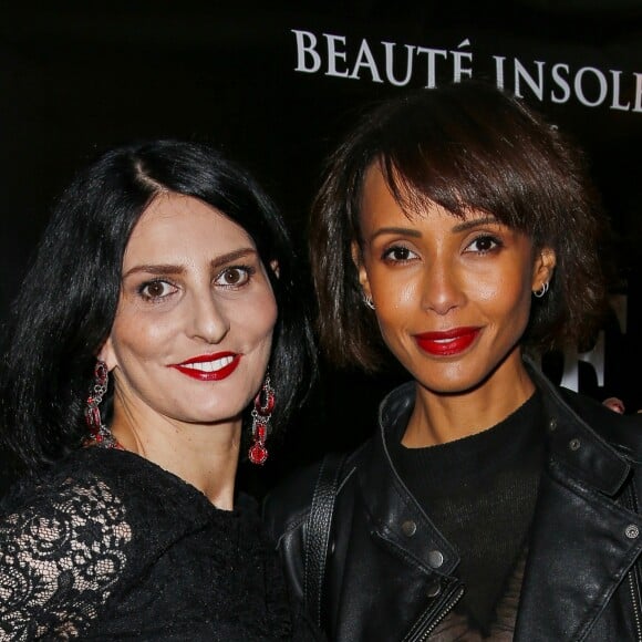 Semi-exclusif - Sylvie Ortega Munos, Sonia Rolland lors de la soirée de lancement du numéro 1 de FDF Paris Magazine à l'hôtel particulier Christian Dior à Paris, France, le 21 février 2017 © Marc Ausset-Lacroix/Bestimage