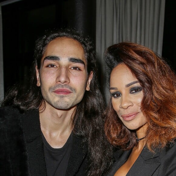 Semi-exclusif - Willy Cartier, Alicia Fall lors de la soirée de lancement du numéro 1 de FDF Paris Magazine à l'hôtel particulier Christian Dior à Paris, France, le 21 février 2017. Le premier numéro de FDF Paris magazine avec S. Rolland (Miss France 2000) en couverture. Le magazine s'articule sur 132 pages autour de la mode, du leadership au féminin , de la beauté, du lifestyle, la joaillerie, culture ... FDF Paris Magazine est un magazine haut de gamme gratuit. © Marc Ausset-Lacroix/Bestimage