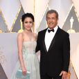 Rosalind Ross et son compagnon Mel Gibson à la 89ème cérémonie des Oscars au Hollywood &amp; Highland Center à Hollywood, le 26 février 2017