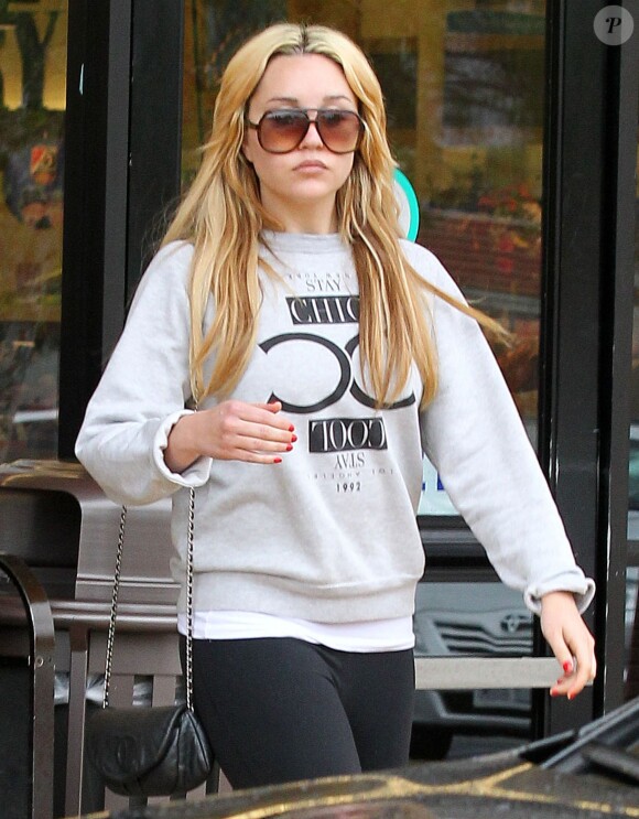 Exclusif - Amanda Bynes et son père Rick sont allés faire des courses chez Albertson à Thousand Oaks. Le 2 mars 2014