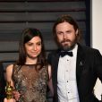 Casey Affleck et sa petite amie Floriana Lima à l'after party des Oscars organisée par le magazine "Vanity Fair" le 26 février 2017 à Los Angeles