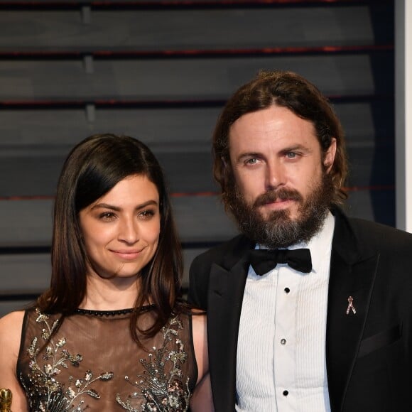 Casey Affleck et sa petite amie Floriana Lima à l'after party des Oscars organisée par le magazine "Vanity Fair" le 26 février 2017 à Los Angeles