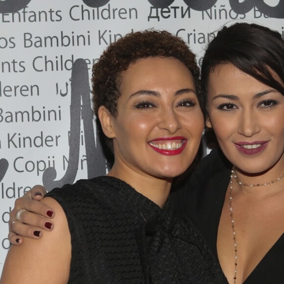 Hédia Charni, Karima Charni lors du 5ème gala de l'association "Les rois du monde" au profit des enfants défavorisés, orphelins et hospitalisés à la salle Wagram à Paris, France, le 27 février 2017.© CVS/Bestimage