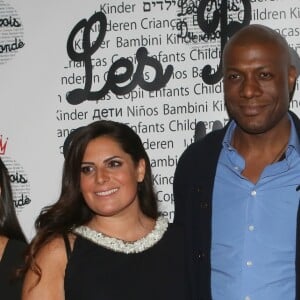 Stéphanie Lellouche-Robert (présidente de l'association "Les rois du monde"), Harry Roselmack et Laetitia Houel (vice présidente de l'association "Les rois du monde") lors du 5ème gala de l'association "Les rois du monde" au profit des enfants défavorisés, orphelins et hospitalisés à la salle Wagram à Paris, France, le 27 février 2017.© CVS/Bestimage