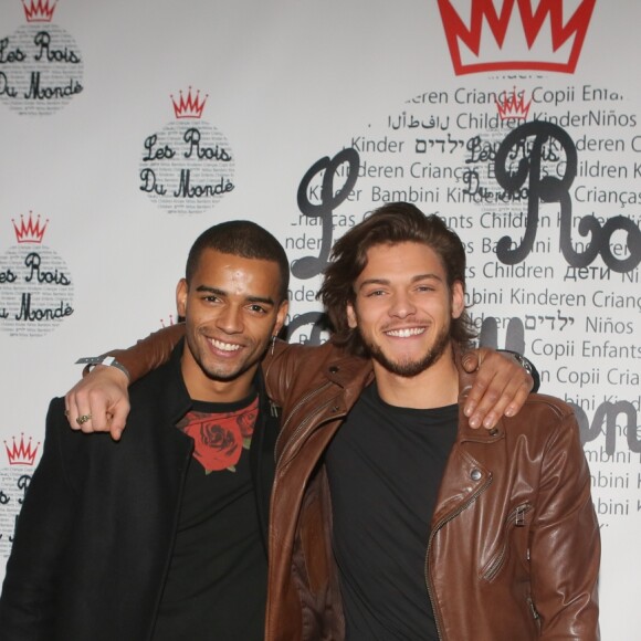 Brahim Zaibat, Rayane Bensetti lors du 5ème gala de l'association "Les rois du monde" au profit des enfants défavorisés, orphelins et hospitalisés à la salle Wagram à Paris, France, le 27 février 2017.© CVS/Bestimage