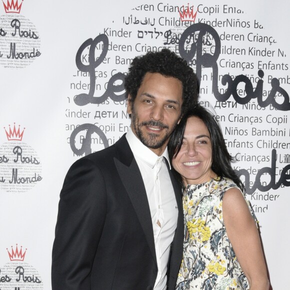 Tomer Sisley et Sandra Zeitoun lors de son arrivee au 5e Gala de charite de l'association 'Les Rois du Monde' au profit des enfants defavorises, orphelins ou malades, a la Salle Wagram, le 27 fevrier 2017, a Paris, France. Photo Edouard Bernaux/Abacapress.com28/02/2017 - Paris