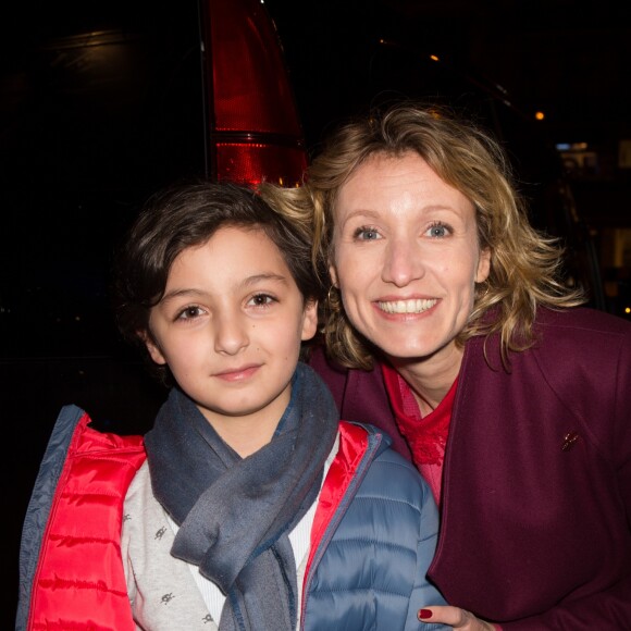 Exclusif - Alexandra Lamy lors de l'avant-première du film " L'Embarras du choix " à l'UGC De Brouckère à Bruxelles en Belgique le 27 février 2017.