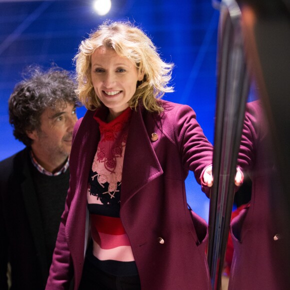 Exclusif - Alexandra Lamy lors de l'avant-première du film " L'Embarras du choix " à l'UGC De Brouckère à Bruxelles en Belgique le 27 février 2017.