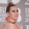 Katy Perry - Photocall des "Brit Awards 2017" à Londres. Le 22 février 2017.