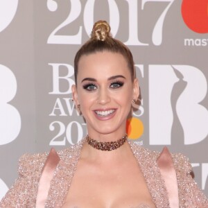 Katy Perry - Photocall des "Brit Awards 2017" à Londres. Le 22 février 2017.