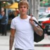 Exclusif - Justin Bieber à la sortie d'un café à Beverly Hills le 18 janvier 2017.