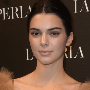 Kendall Jenner à l'ouverture de La Perla showroom lors de la Fashion Week Automne-Hiver 2016-2017 à Milan en Italie, le 23 février 2017