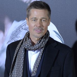 Brad Pitt lors de la première de "Alliés" (Allied) au cinéma Callao à Madrid, Espagne, le 22 novembre 2016