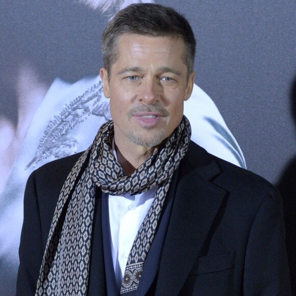 Brad Pitt lors de la première de "Alliés" (Allied) au cinéma Callao à Madrid, Espagne, le 22 novembre 2016