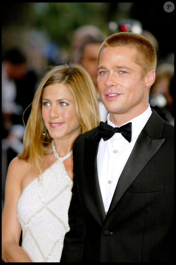 Jennifer Aniston et Brad Pitt au Festival du film de Cannes le 13 mai 2004