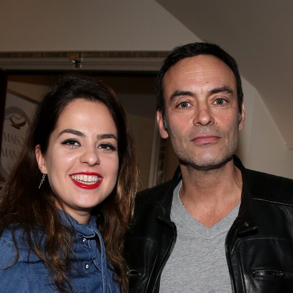 Anthony Delon offrira un blouson de sa collection pour la lauréate du César du meilleur espoir féminin à l'hôtel Napoléon à Paris le 22 février 2017. Anthony Delon était invité dans la suite cadeaux des pré-César à l'hôtel Napoléon, où il a croisé sa demi-soeur Anouchka Delon. Comme il va sortir une collection de blousons de cuir (Voir vendeurs pour infos) le 7 mars prochain, il profite de l'occasion pour offrir un modèle pour la soirée des César, le modèle "Pilote" en hommage aux pionnières de l'aviation, et en particulier, à l'aviatrice Amelia Earhart qu'il admire. Elle fut la première femme à traverser l'océan Atlantique en solitaire.. Sa collection est composée de neufs modèles inspirés du cinéma. © Dominique Jacovides / Bestimage