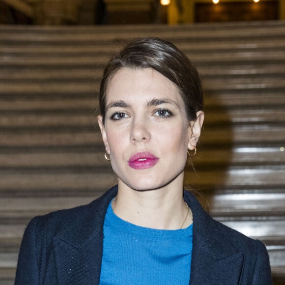 Charlotte Casiraghi au défilé de mode prêt-à-porter automne-hiver 2017/2018 "Stella McCartney" au Palais Garnier à Paris. Le 6 mars 2017.