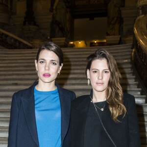 Charlotte Casiraghi et Juliette Maillot au défilé de mode prêt-à-porter automne-hiver 2017/2018 "Stella McCartney" au Palais Garnier à Paris. Le 6 mars 2017. © Olivier Borde / Bestimage