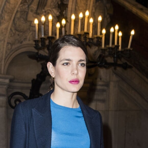 Charlotte Casiraghi au défilé de mode prêt-à-porter automne-hiver 2017/2018 "Stella McCartney" au Palais Garnier à Paris. Le 6 mars 2017.