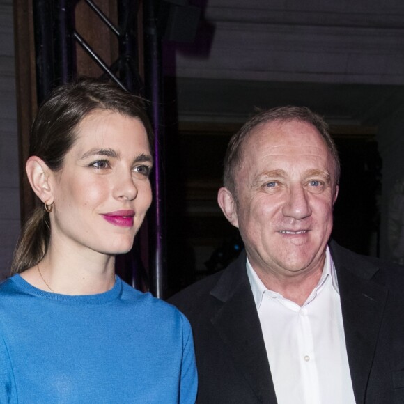 Charlotte Casiraghi et François-Henri Pinault au défilé de mode prêt-à-porter automne-hiver 2017/2018 "Stella McCartney" au Palais Garnier à Paris. Le 6 mars 2017. © Olivier Borde / Bestimage