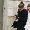 Charlotte Casiraghi et Juliette Dol à l'issue du défilé de mode prêt-à-porter automne-hiver 2017/2018 "Giambattsita Valli" à Paris. Le 6 mars 2017.