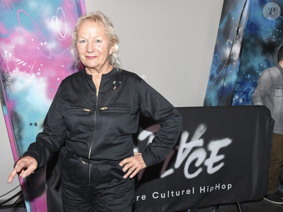 Agnès b., de son vrai nom Agnès Troublé - Lancement de la première saison culturelle de "La Place", le centre culturel dédié Hip Hop, Canapée des Halles à Paris, France, le 21 septembre 2016.