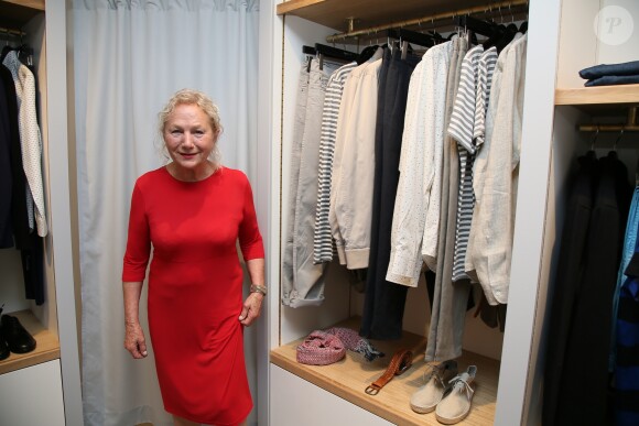 Agnès b., de son vrai nom Agnès Troublé, a inauguré sa nouvelle boutique "agnès b.Versailles", sa ville natale, au numéro 7 de la rue de la Paroisse à Versailles. Le 10 Mai 2016