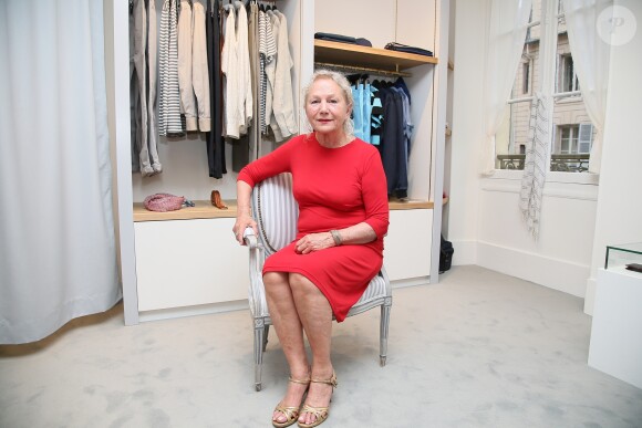 Agnès b., de son vrai nom Agnès Troublé, a inauguré sa nouvelle boutique "agnès b.Versailles", sa ville natale, au numéro 7 de la rue de la Paroisse à Versailles. Le 10 Mai 2016