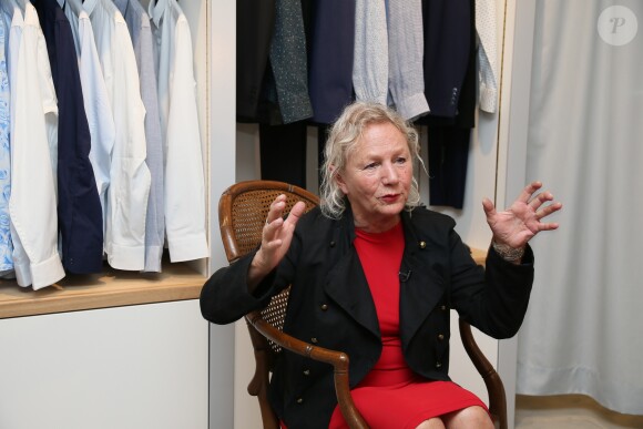 Agnès b., de son vrai nom Agnès Troublé, a inauguré sa nouvelle boutique "agnès b.Versailles", sa ville natale, au numéro 7 de la rue de la Paroisse à Versailles. Le 10 Mai 2016