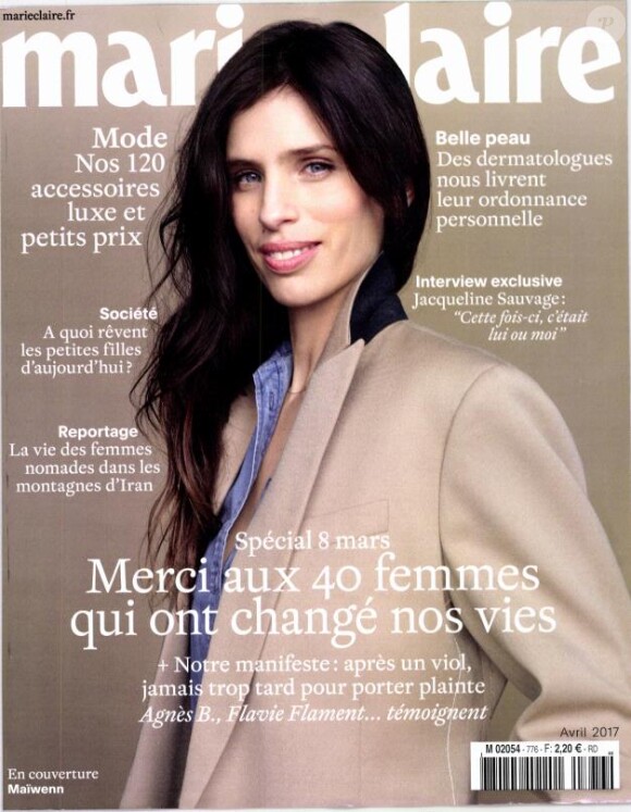 Couverture du magazine "Marie Claire" en kiosques le 7 mars 2017
